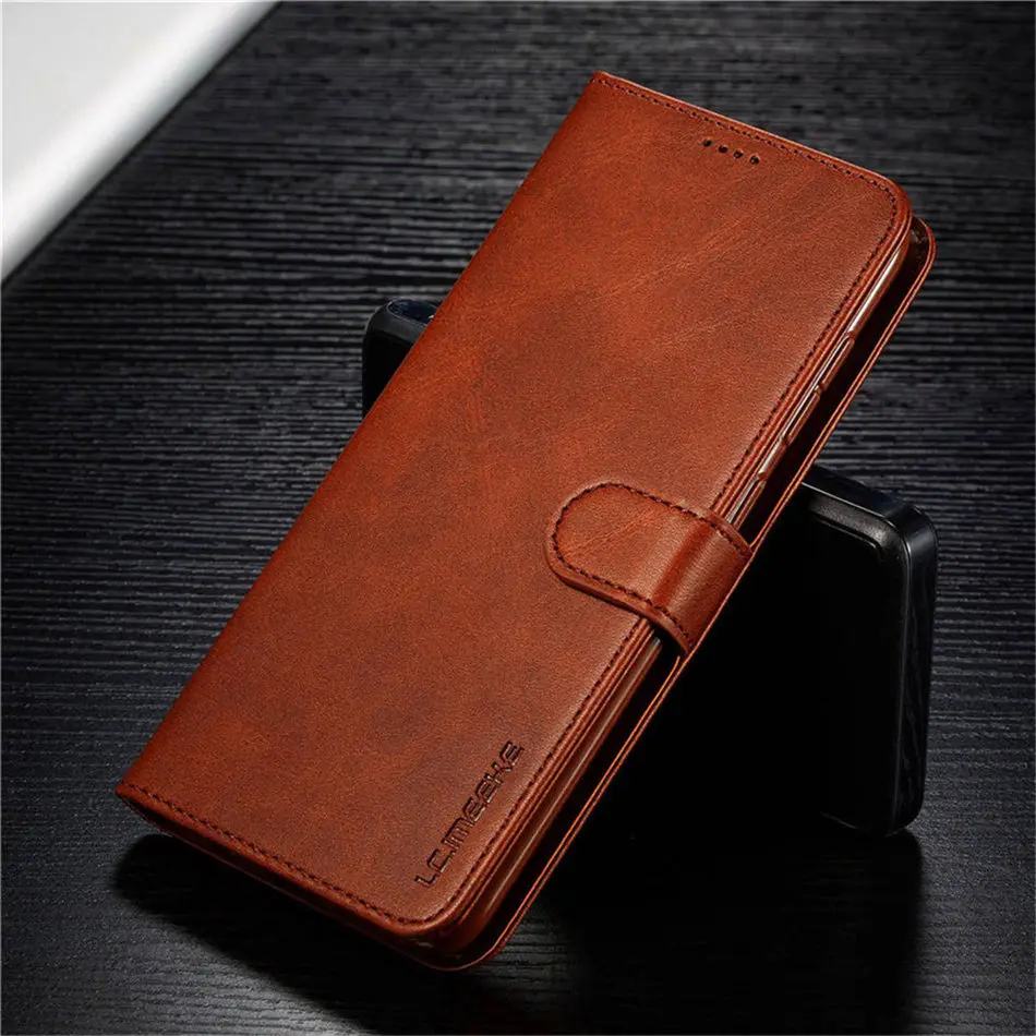 Brown Кожаный флип-чехол для samsung galaxy A70 A60 A50 A40 A30 A20 A20E A10 Чехол кошелек чехол для телефона samsung galaxy A70 A50 A40 A30 чехол - Color: Brown