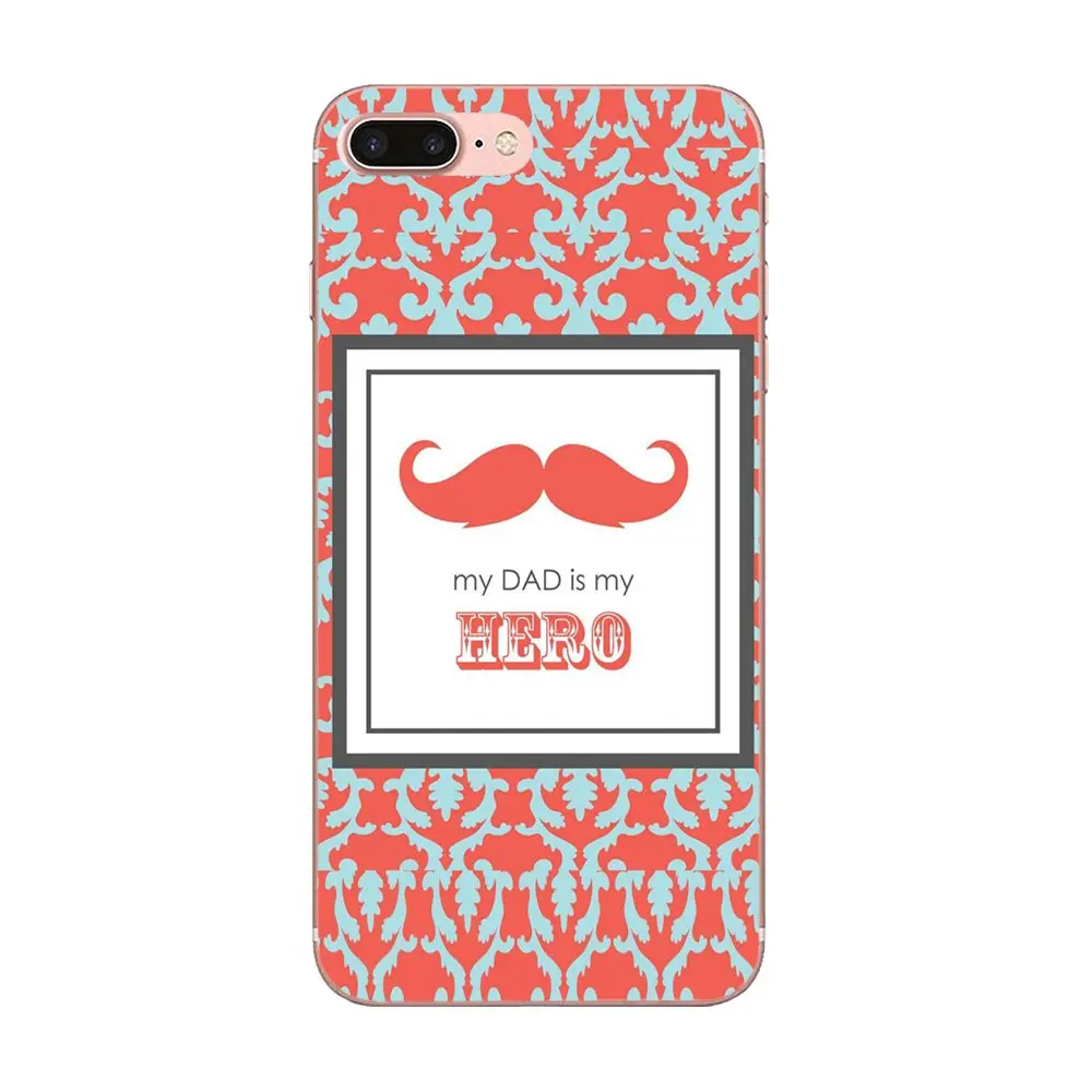 Мягкий чехол для мобильного телефона с надписью I Love My Best Dad Huawei P7 P8 P9 P10 P20 P30 Lite Mini