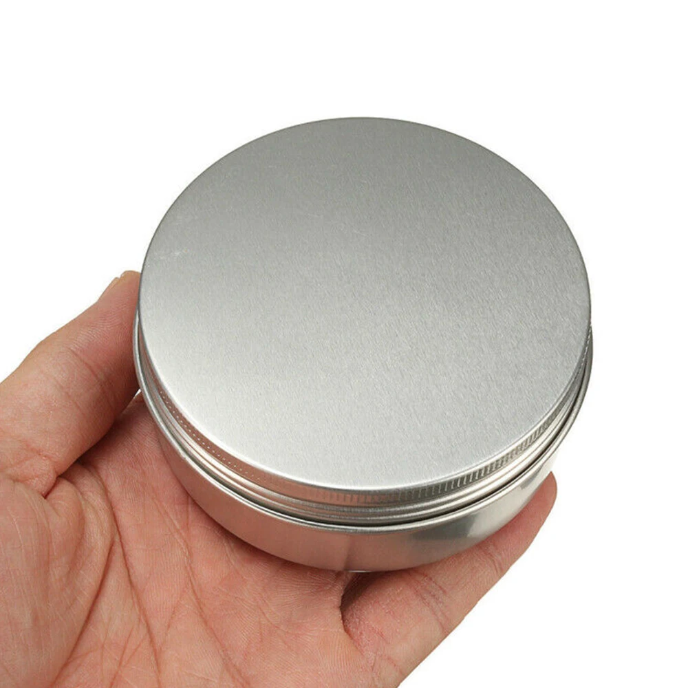 

10pcs 50ml Nail Art Cosmetic Travel Cream Pot Jar Tin Case Container