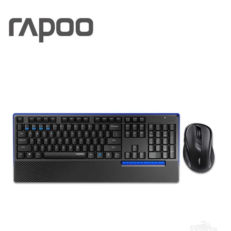 Новинка Rapoo 8300T многорежимная Бесшумная Беспроводная клавиатура мышь Combos Bluetooth 3