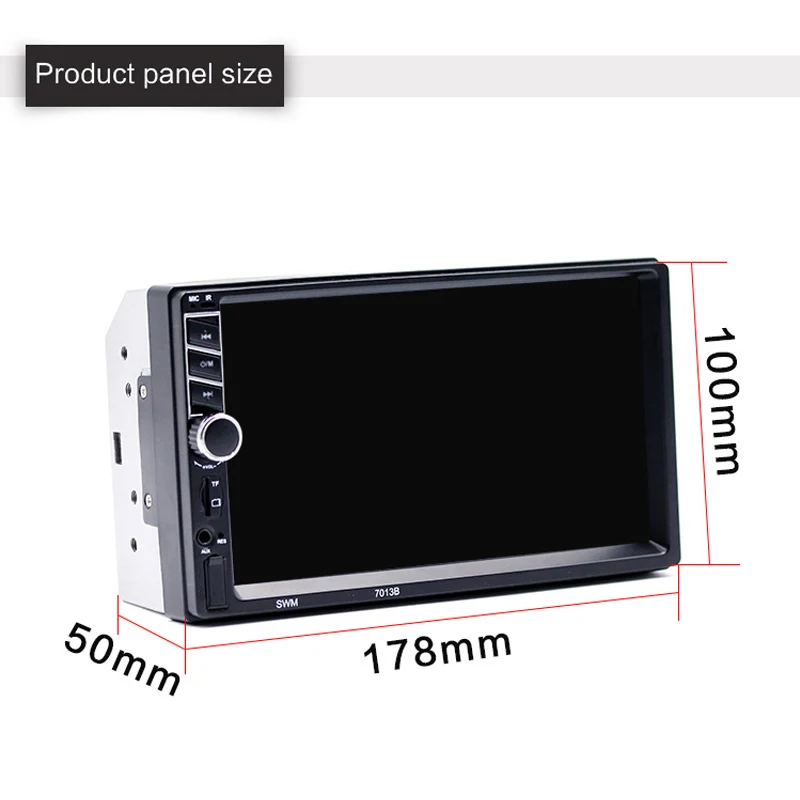 Автозапчасти автомагнитола в автомагнитолах высокое разрешение 7 дюймов