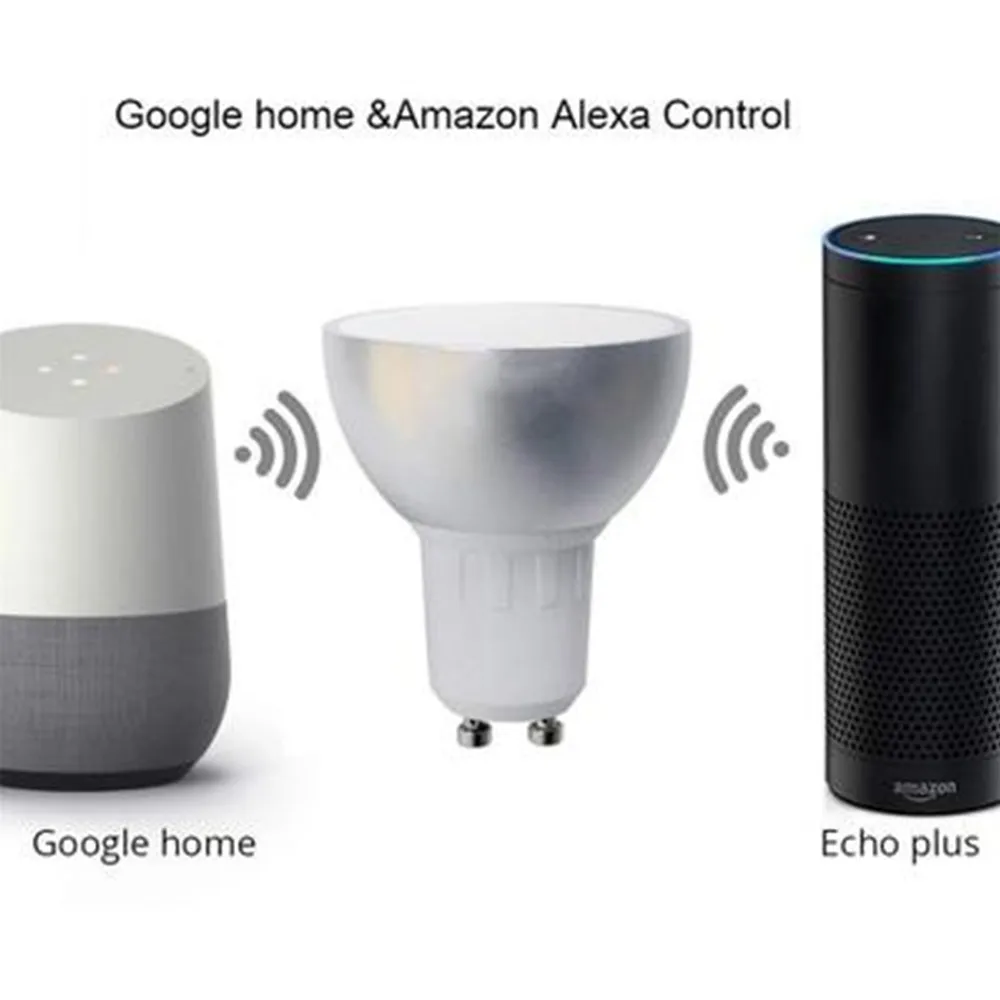 Светодиодный пульт дистанционного управления через приложение для Alexa Echo Google Home 5