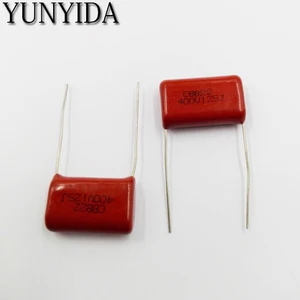 Бесплатная доставка, 10 шт., Конденсатор CBB 125J 400 в 1,2 мкФ p20 мм, металлизированная пленка, 400V125J 125 400 В