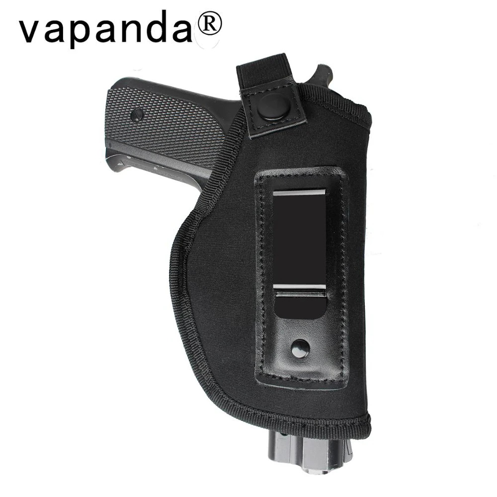 Vapanda IWB нейлоновая Неопреновая кобура черный скрытый ремень пистолет кобура Glock 17 19 Beratta 92 револьвер Чехол сумка универсальные кобуры