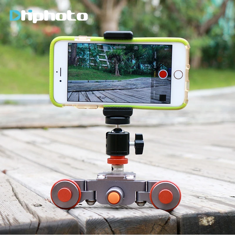 Ulanzi гибкие моторизованный Электрический autodolly 3 колеса шкива автомобиля видео