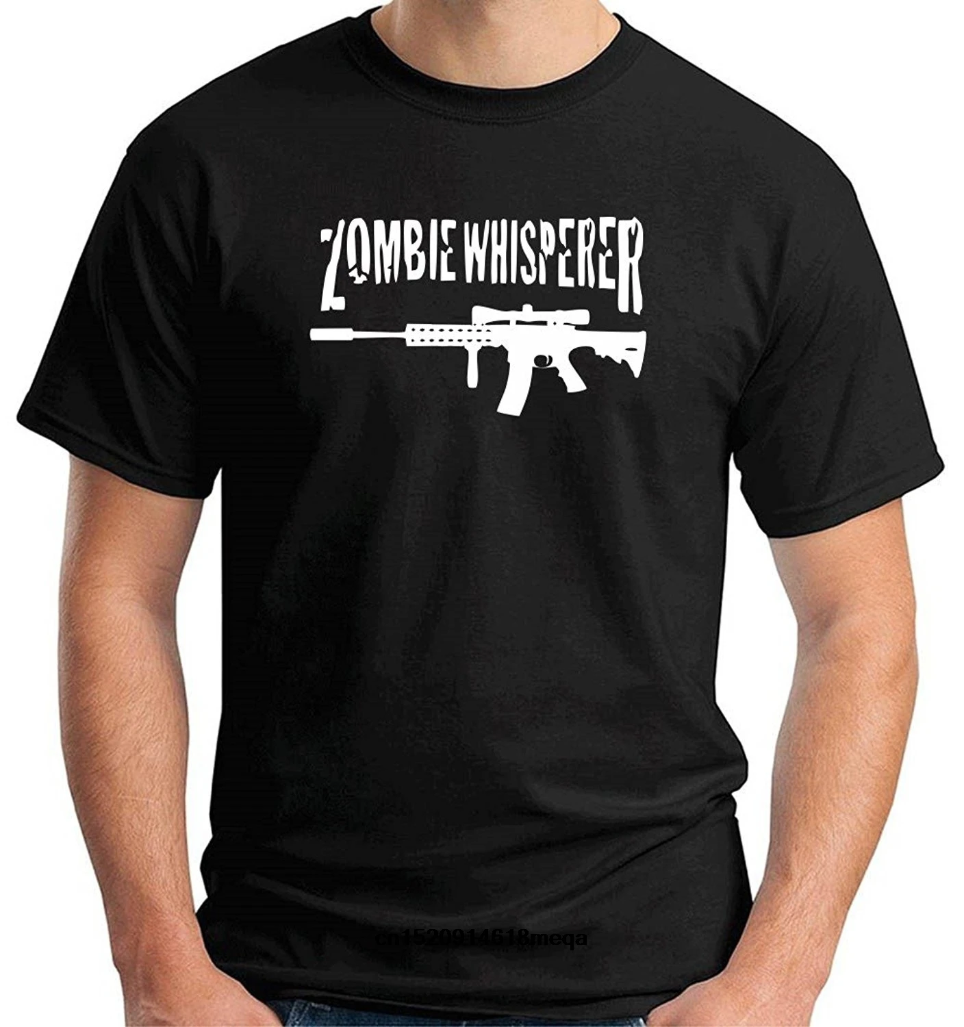 Возьмите футболка хлопок остров tzom0067 зомби whisperer 2 Для Мужчин's Модная