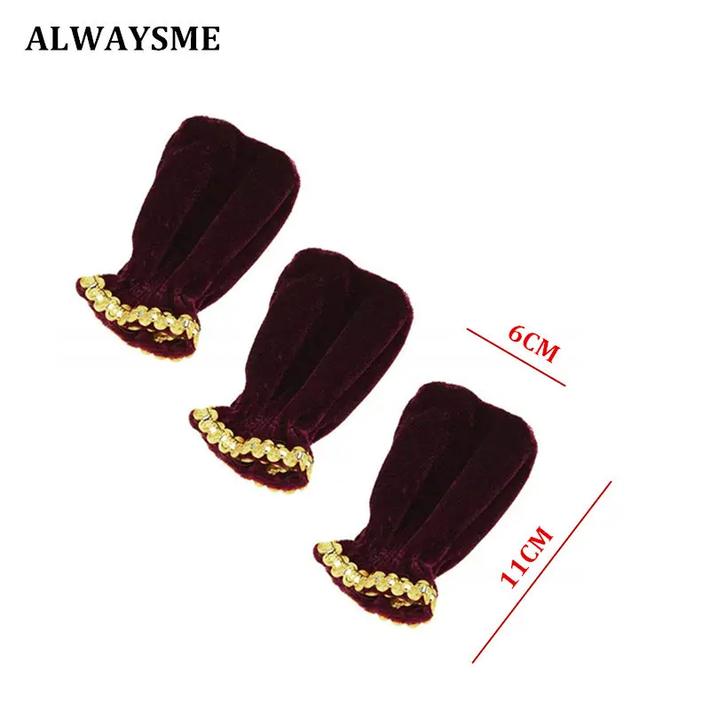 ALWAYSME 3 шт. универсальный чехол для фортепиано для фиксации ножной педали Защитный Универсальный чехол с окаймленным чехлом бежевая пудра черный синий красный мармелад