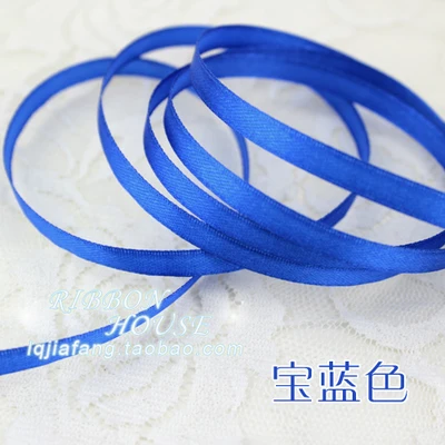 

(25 yards/roll) 2'' (6mm) Dark Blue Satin Ribbon Webbing Decoration Gift Christmas Ribbon decoration wrapping Sewing Fabric DIY