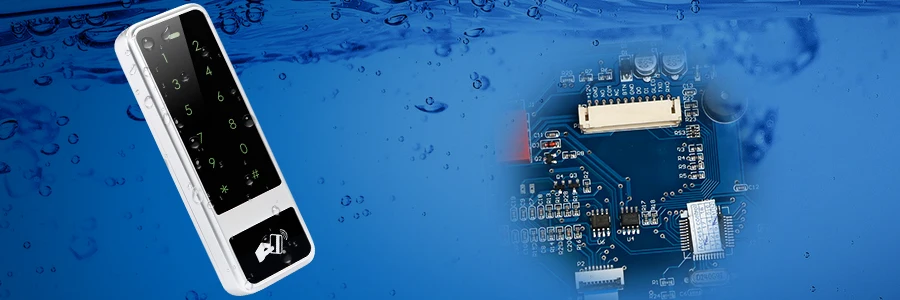 HOMSECUR Водонепроницаемый дверной замок 125 кГц RFID система контроля доступа с 180 кг магнитный замок