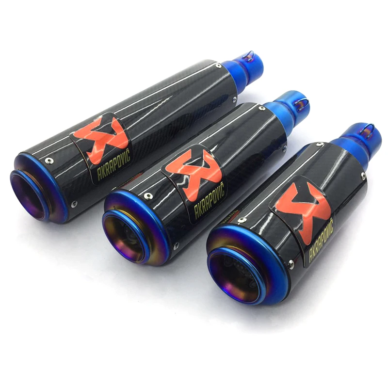 ID: 51 мм Универсальный akrapovic moto rcycle глушитель выхлопной трубы Escape углеродного