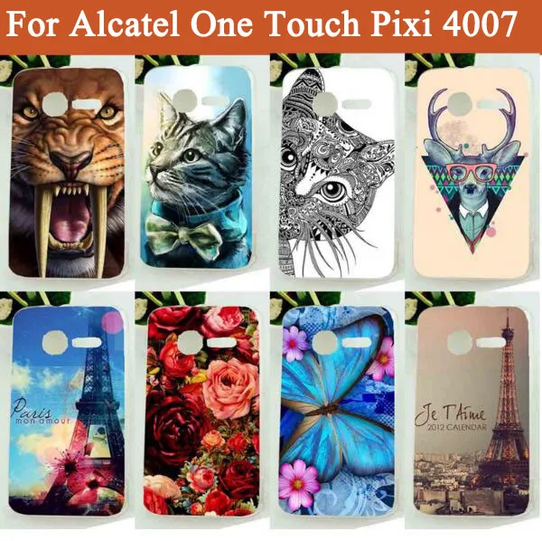 Чехол для телефона Alcatel One Touch Pixi 4007 4007X 4007E OT 4007D|design dvd case|design mobile phone casecase joystick |