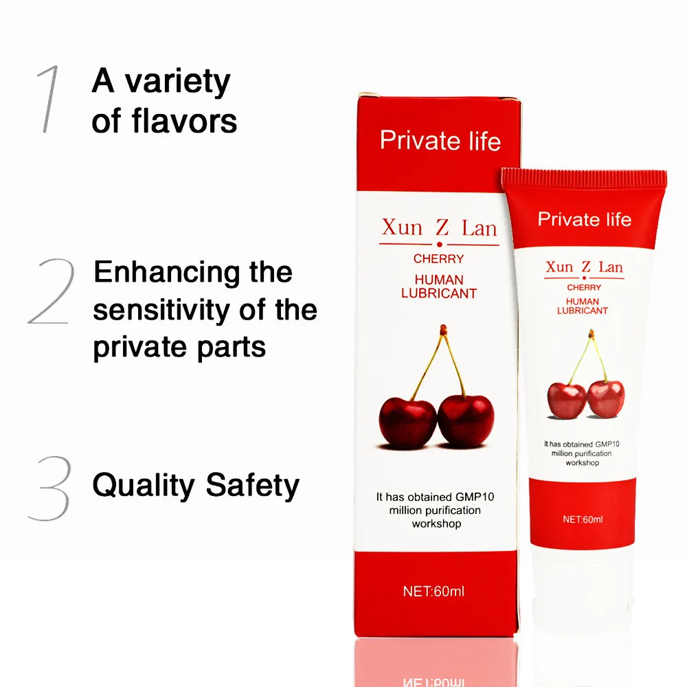 Фруктовый вкус Интимная смазка для анального влагалища Водорастворимая массаж