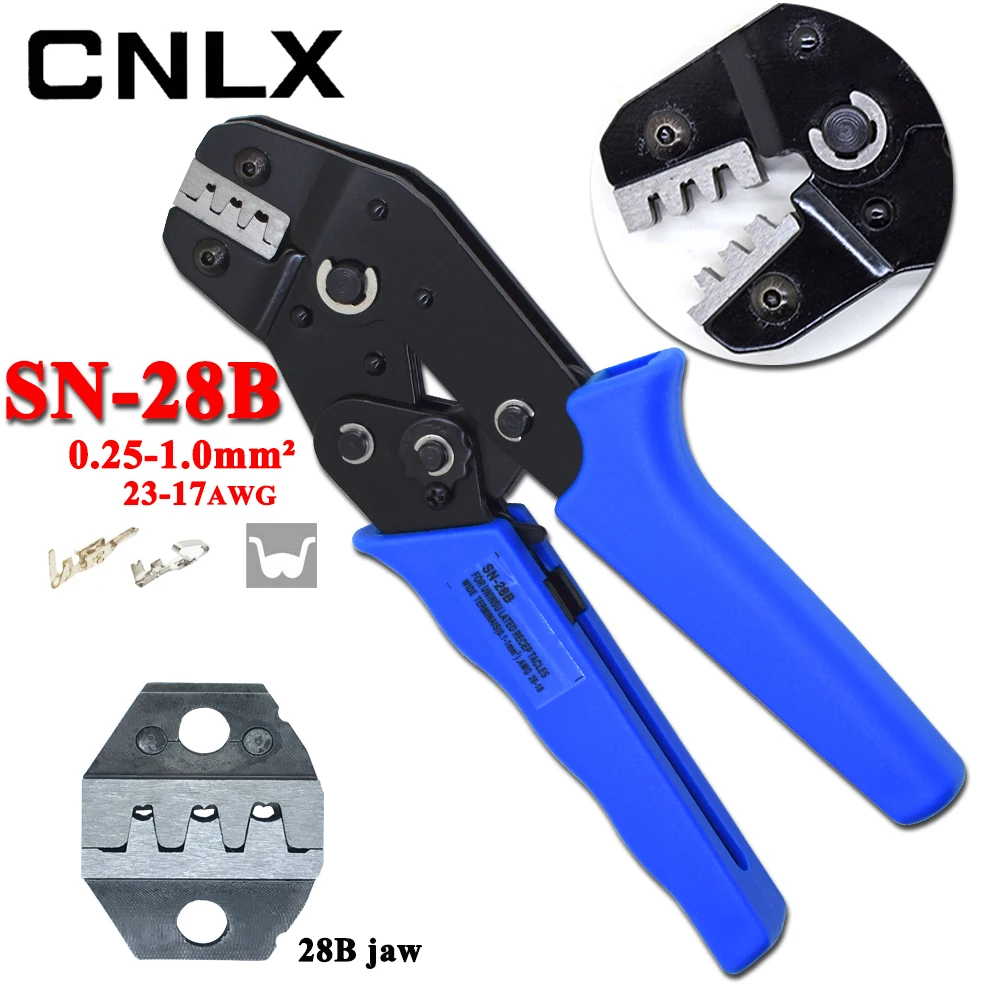 Обжимные клещи CNLX неизолированные Клещи для обжима профессиональный инструмент