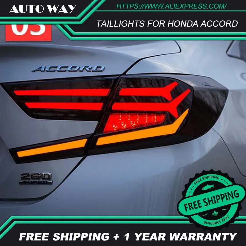Автомобильный стильный задний фонарь, задний фонарь, чехол для Honda Accord светодиодный задний фонарь, чехол для Accord, задний фонарь, крышка багажника