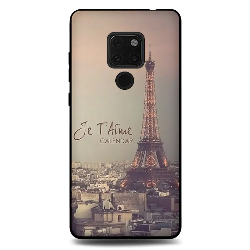 Глянцевый силиконовый чехол для Huawei Mate 20 Pro Lite X 20Pro 20X протектор ТПУ бампер задняя