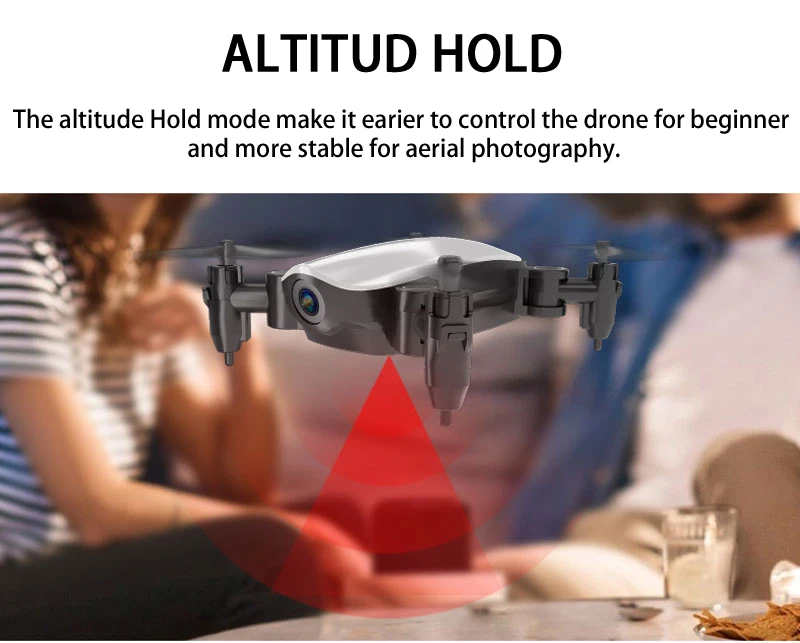 Teeggi T10 мини-Дрон с камерой HD складной WiFi FPV RC Квадрокоптер Безголовый режим удержания высоты VS S9 Микро Карманный селфи Дрон