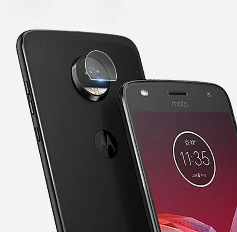moto z3 play 2X HD прозрачная защитная пленка для объектива камеры для Motorola Moto Z3 Play Z2 E5 X4 X5 G5S+ G6 Plus G6 E5 защитная пленка из закаленного стекла - Цвет: moto z3 play