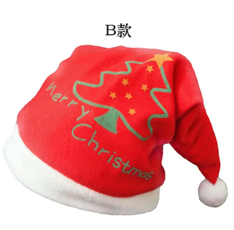 6pcs Christmas tree red hat Santa Claus cap Xmas cosume decorations supplies | Дом и сад