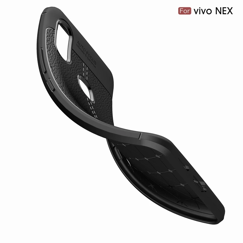 ДЛЯ VIVO NEX standard 6 59 &quotчехол для телефона Защитный смартфон мягкий Litchi striae