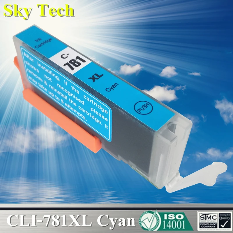 Новые совместимые чернильные картриджи для PGI780 CLI781 XL Canon Pixma TS707 TR8570 TS8170 TS8270 TS9170 и