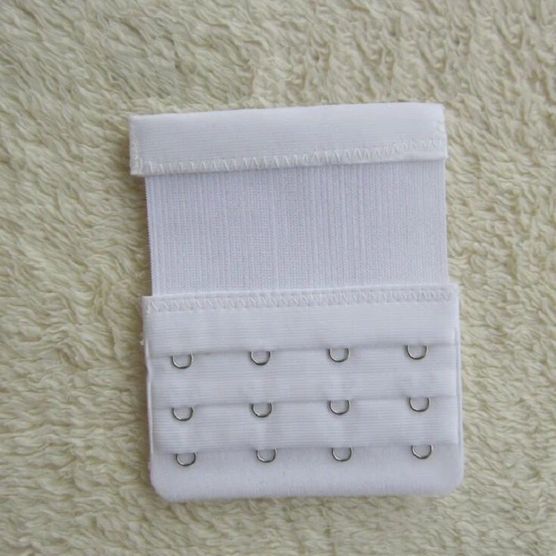 Дамы эластичный 4 крючка бюстгальтер ремень Удлинительный крюк зажим идеальная