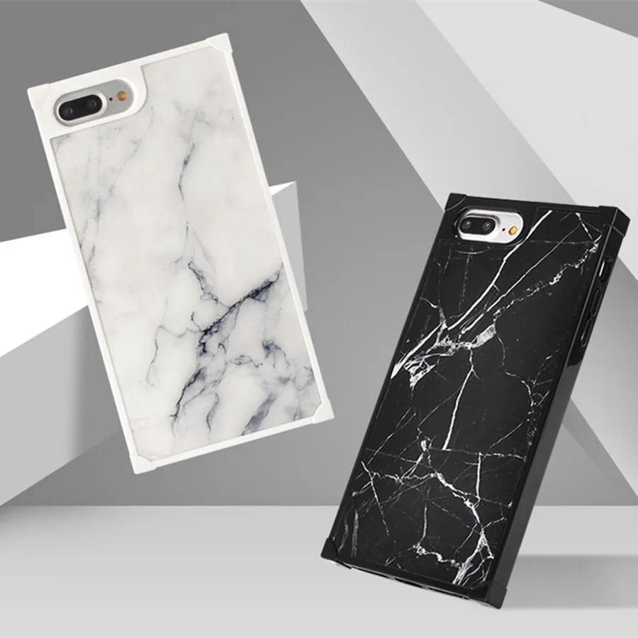 LANCASE Shockproof Case for iPhone X Marble Cover Silicone TPU Soft Phone Bags 8 7 Plus Fundas Capa Girls |
