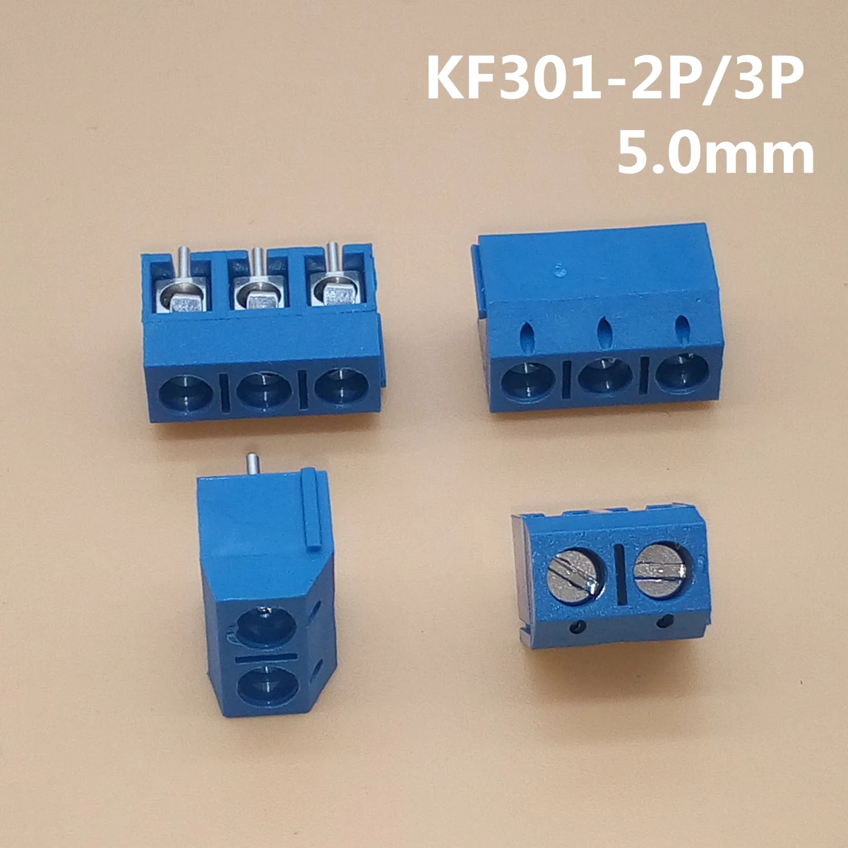 25 шт. внешний диаметр 5 0 мм KF301 прямой контактный разъем PCB 2 контакта 3 соединитель