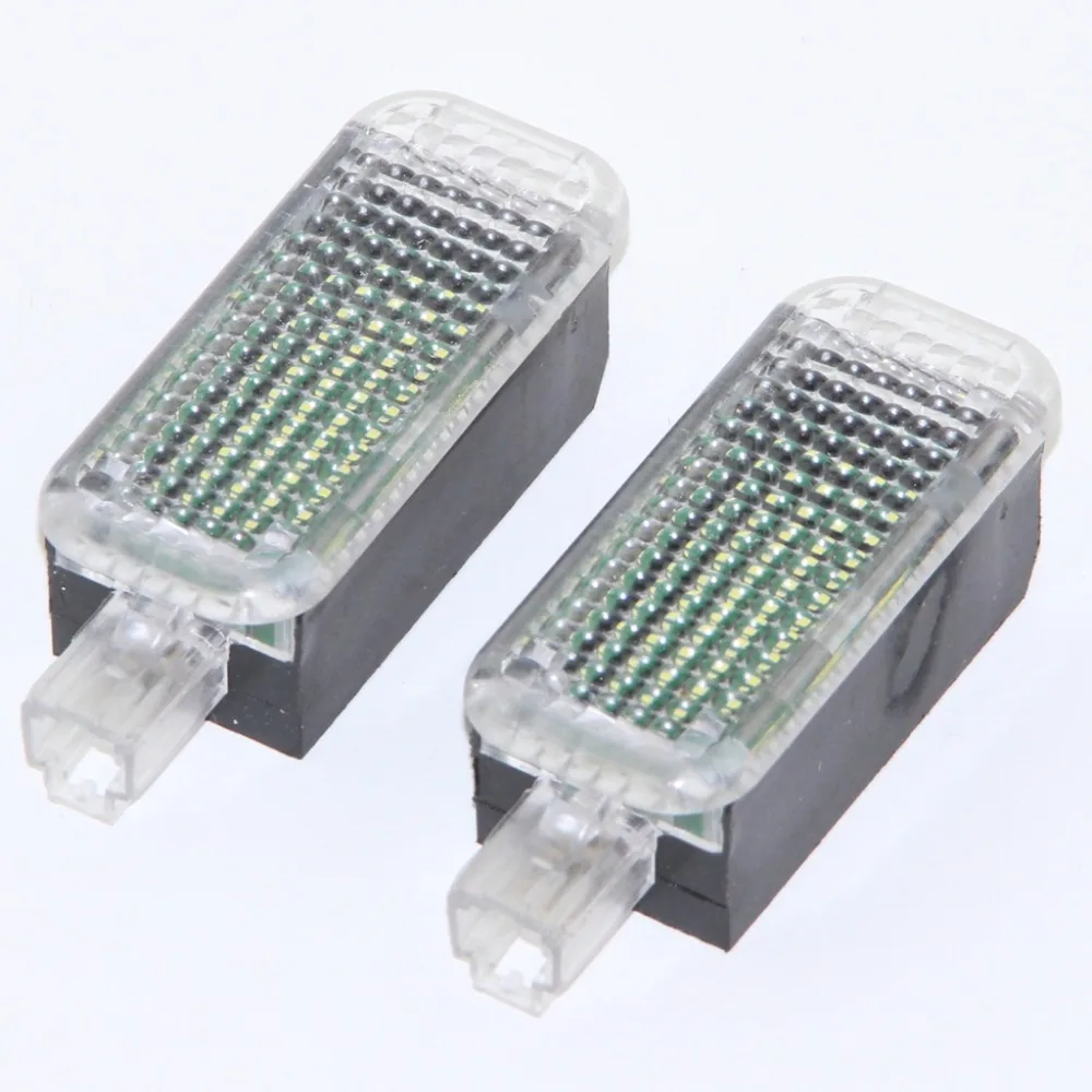 2 шт. светодиодные внутренние фонари для VW Golf Jetta MK5 MK6 Passat B6 Octavia Seat Leon A5 A6 A7 A8 3AD 947 409