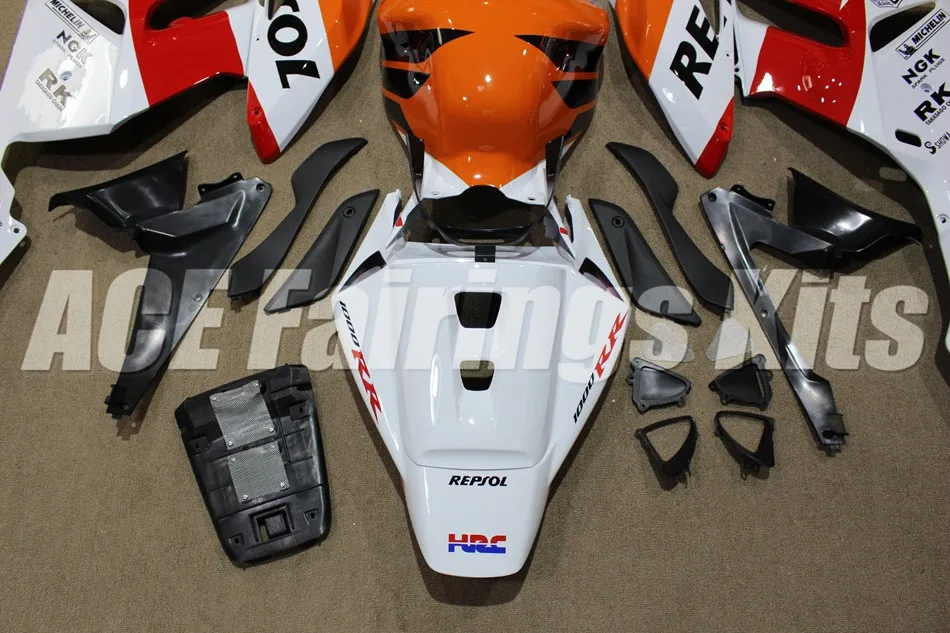 Новый ABS боди полный обтекатель комплект 100% подходит для Honda CBR1000RR 04 05 Обтекатели