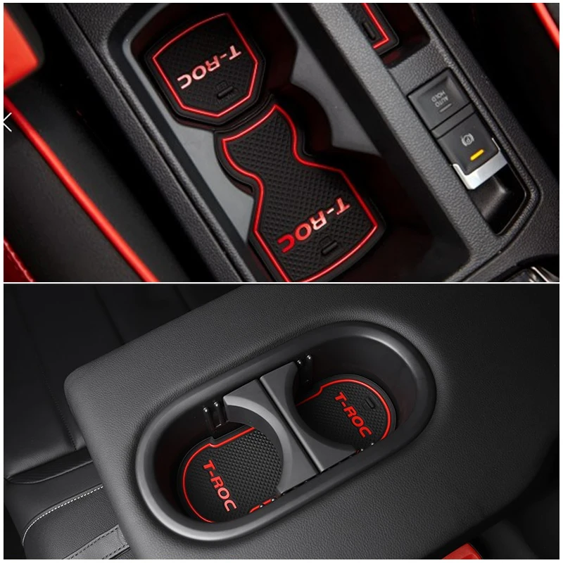 14 шт. для VW T-ROC T ROC TROC 2017 2018 автомобильные аксессуары коврик внутренних ворот