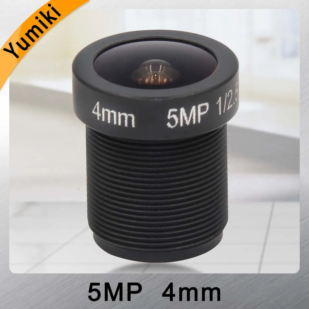 

Yumiki 5,0 Megpixel M12 MTV 4mm 5MP HD CCTV объектив камеры видеонаблюдения IR HD объектив камеры безопасности с фиксированной радужной оболочкой