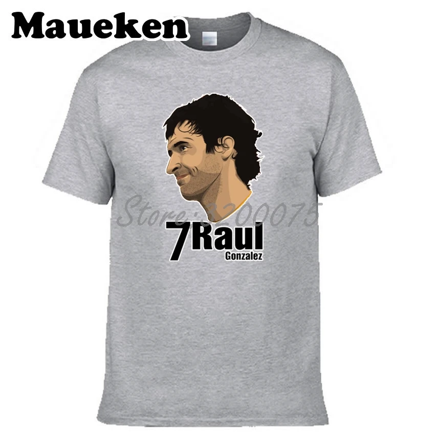 Мужская футболка Bernabeu Prince 7 Raul Gonzalez Blanco 1994 ~ 2010 испанский тореадор футболки Legend для