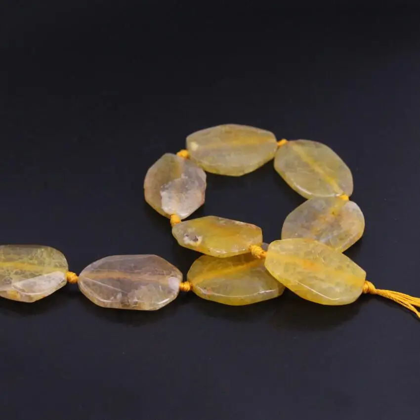 Approx10pc/strand светло желтый сырья Агаты граненый плиты Самородок Свободные Бусины, натуральный onxy Gem Slice кулон ювелирные изделия поставщик решений