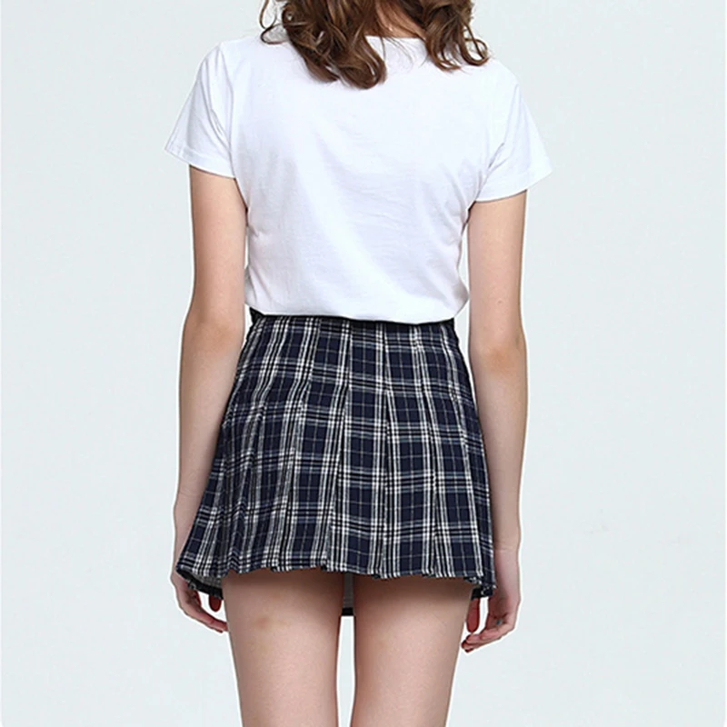 UPPIN консервативный Стиль Высокая талия Бальные плиссированные юбки Harajuku