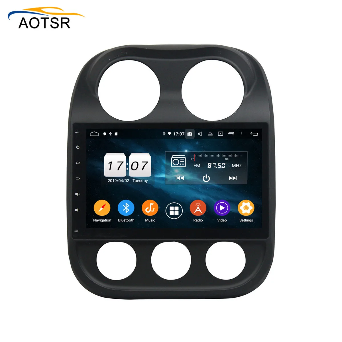 DSP 4 + 64 Android 9 0 автомобильный DVD мультимедийный плеер GPS для JEEP COMPASS 2009 2016 аудио