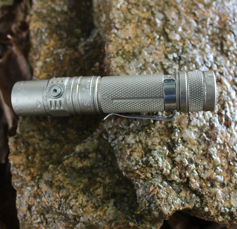 Sofirn SP32A V2.0 высокое Мощность светодиодный вспышка светильник 18650 Cree XPL2 1300lm фонарь светильник 2 группы печатные платы с прямым отводом тепла(DTP индикатор линзы pcb светильник бледно-золотой