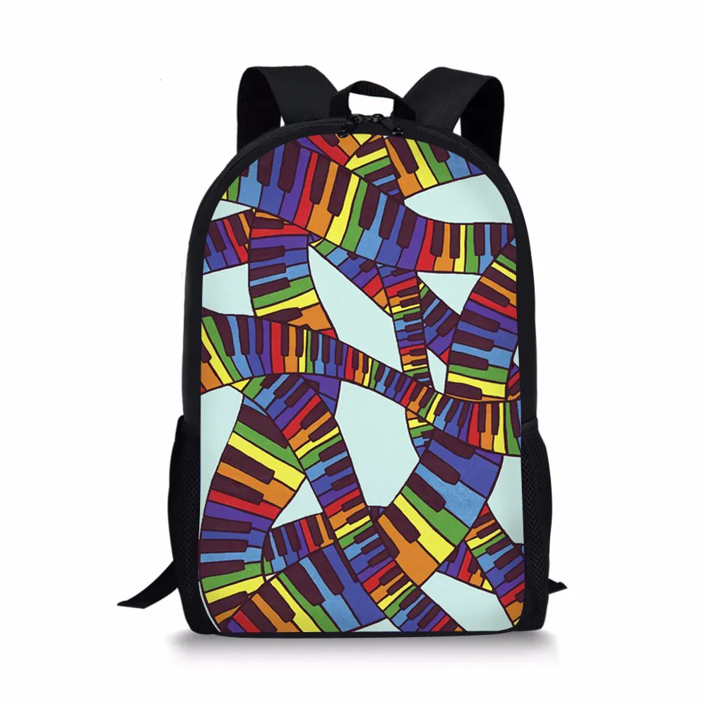 YQ2491C THIKIN музыка Note печать школьные сумки для детей плечо Bookbag Дети Сумка для начальной школы девочек пинао шаблон школьный рюкзак - Цвет: YQ2491C