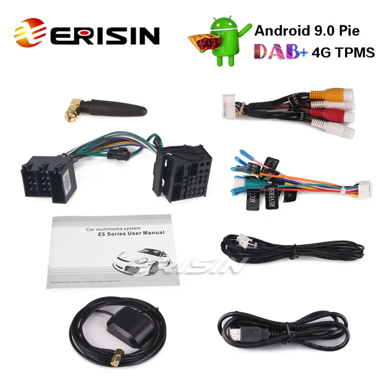 Erisin ES7982S-64 7 &quotAndroid 9 0 автомобильный стерео GPS DAB + CD для Mercedes Benz S/CL Class W220 W215 S500 CL55 |