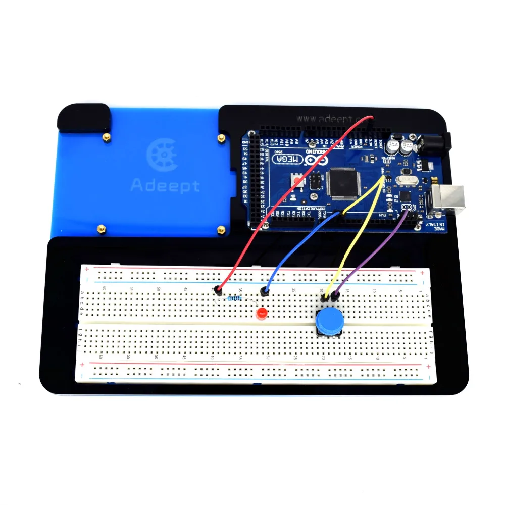 Акриловый держатель макетной платы Adeept 5 в 1 для Arduino UNO R3 Mega 2560 Raspberry Pi 3|acrylic|acrylic