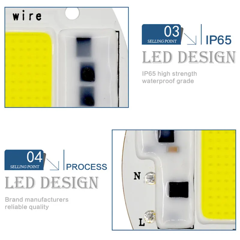 Светодиодный прожектор высокой мощности для проекторов 15 Вт 25 35 50 светодиодный DIY