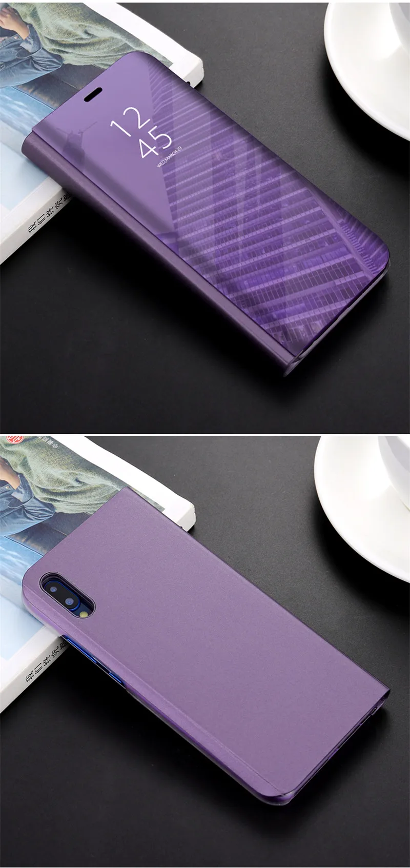 Роскошный флип-чехол с подставкой для huawei P30 P20 P10 pro lite mate 30 20 10 Pro P Smart Plus Nova 4E 3i Y6 Prime Y5 Y9