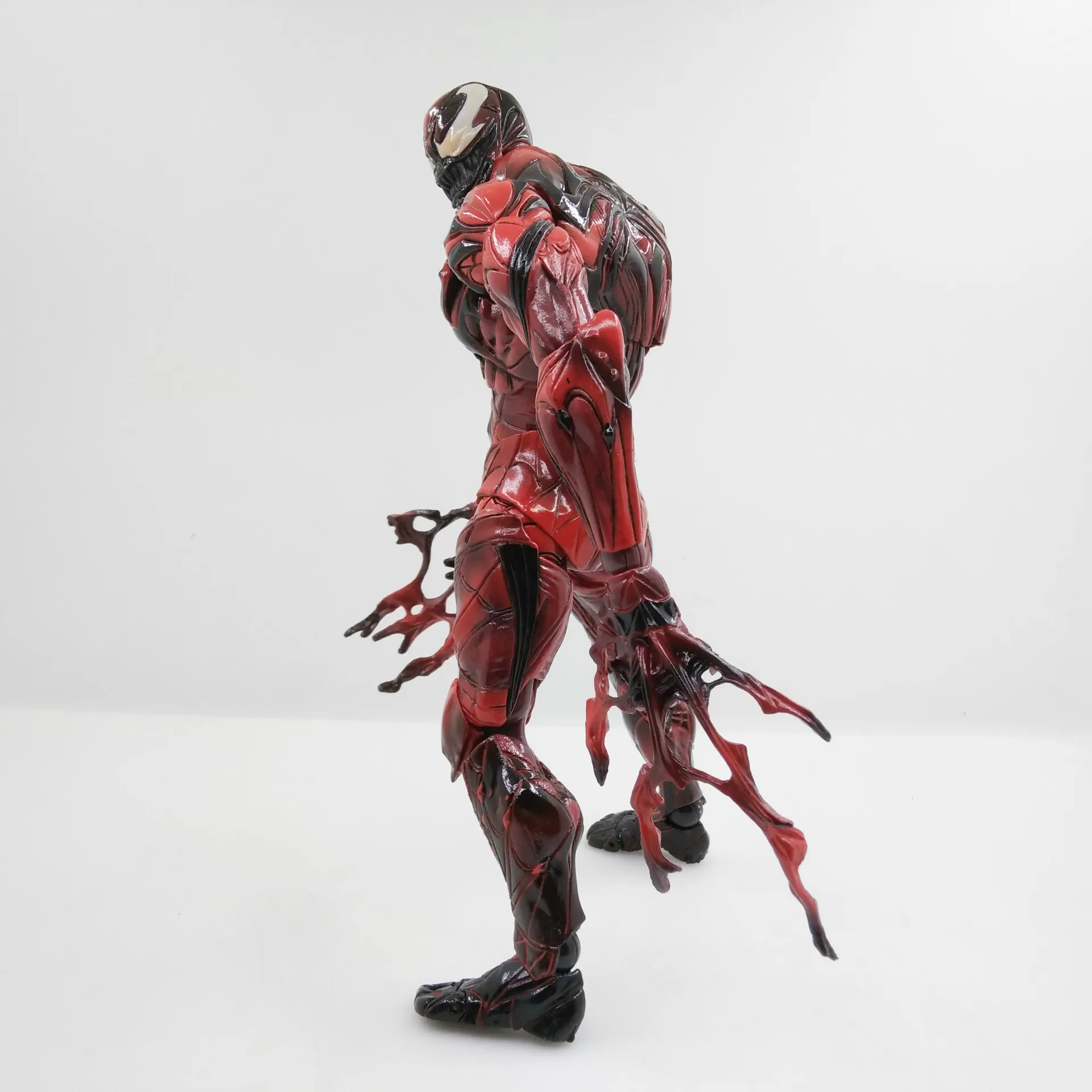 PLAY ARTS 27 см красный и синий Веном в Spiderman фигурка модель игрушки