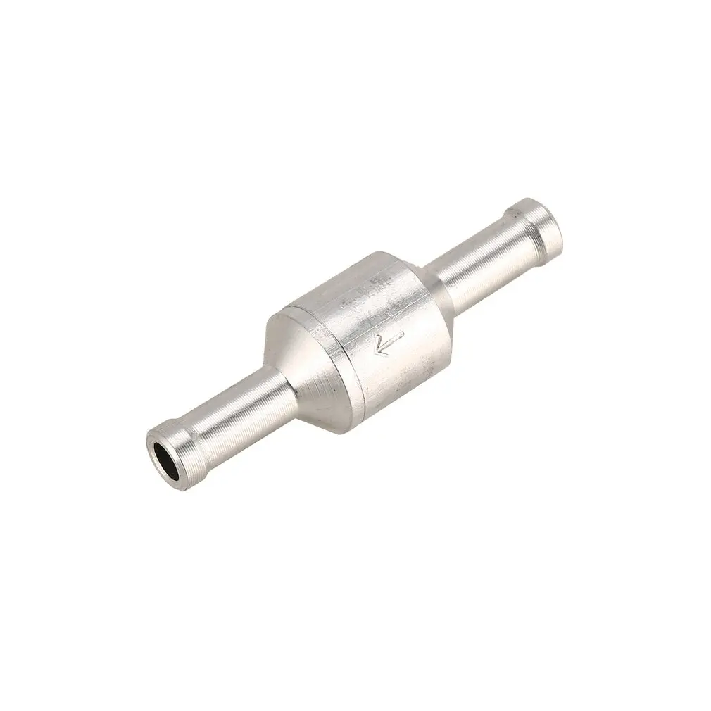 Check Valve Aluminium 6mm Fuel Non- Return Inline Vacuum Hose One Way For Automobile Vehicle Carburettor |