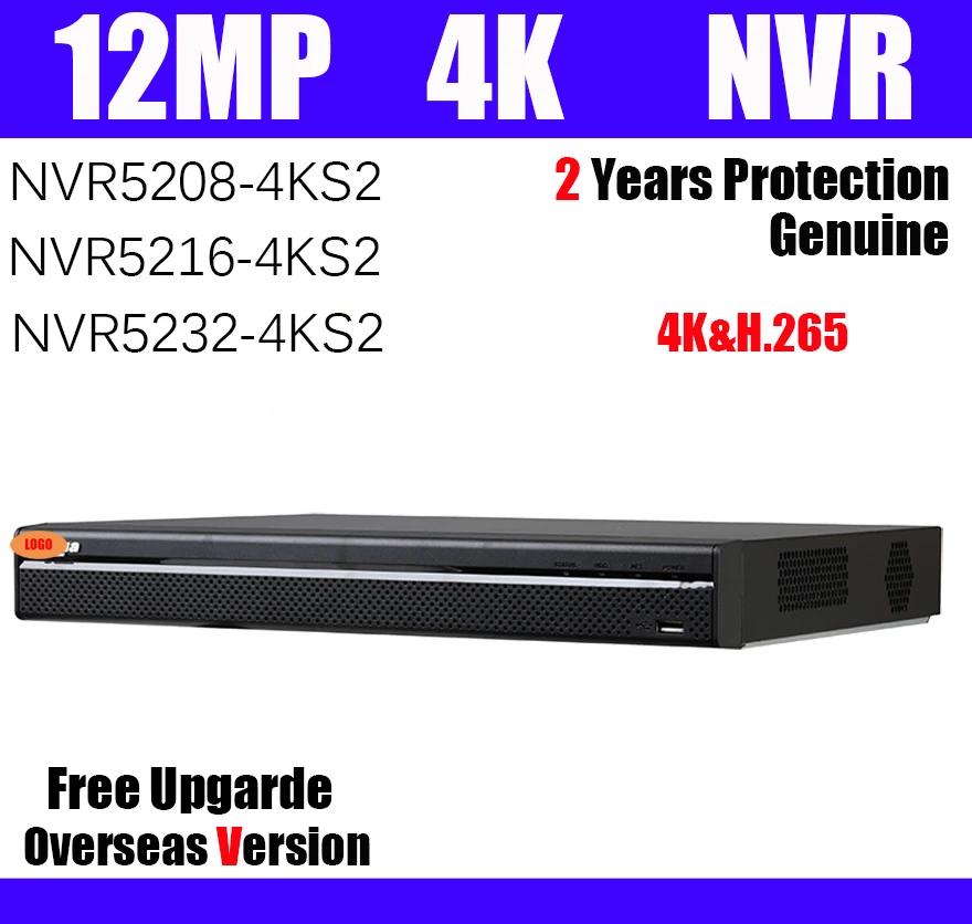 12MP NVR 8CH 16CH 32CH NVR5208 4KS2 NVR5216 4K H.265 Pro для веб камеры видеонаблюдения ip сетевой