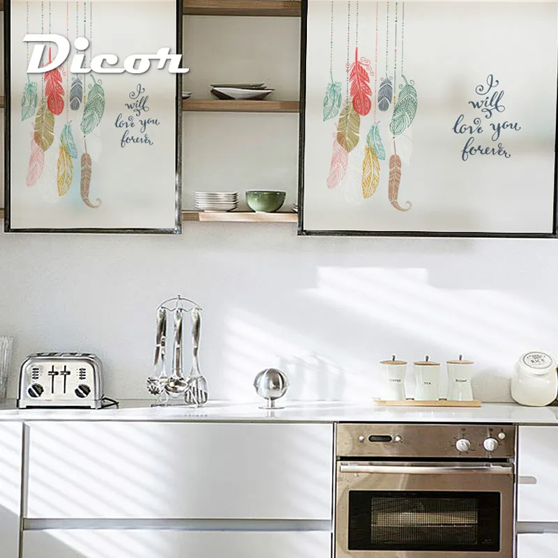 DICOR статического цепляться витражная плёнка на стекла окна матовые непрозрачные