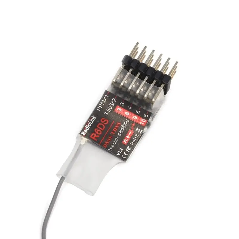 Передатчик Radiolink R6DS 2 4G 6CH PPM PWM SBUS DSSS/приемник FHSS совместимый AT9 AT9S AT10 AT10II