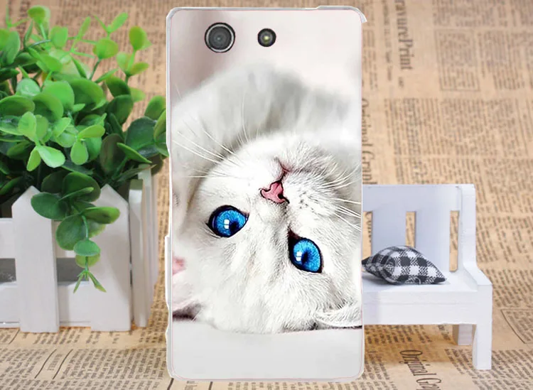 Чехол с рисунком для Sony Xperia Z3 compact z3 mini D5803 D5833 чехол телефона милой кошкой задняя