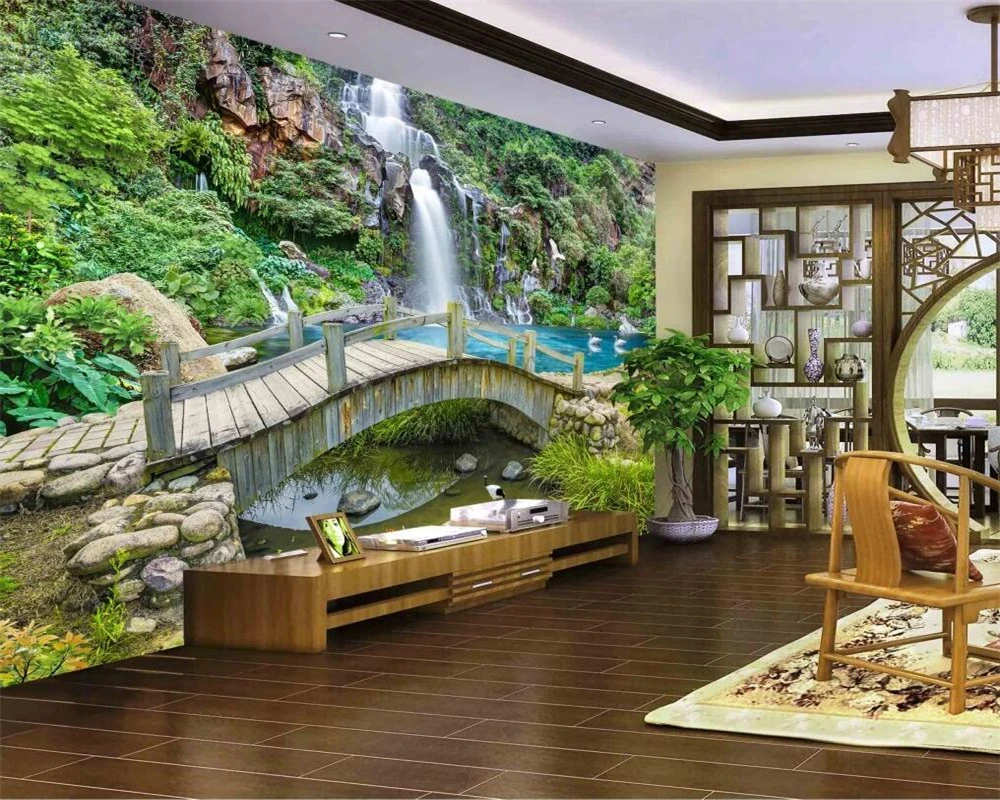 комната в стиле природы. наливной пол 3d версачи. наливные полы 3д. фотообои объемная стена. фотообои в зал.