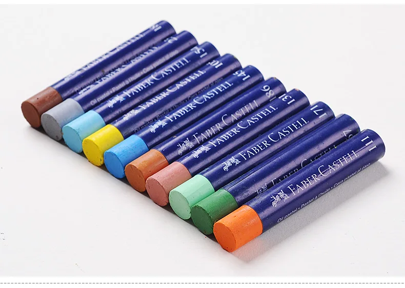 Faber Castell 12 цветов Масляные пастельные мелки Набор для рисования цветные пастельные карандаши для рисования Детские художественные канцелярские принадлежности