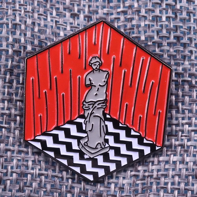 

Значок специального агента Дейла Дэвида Линча для ТВ-шоу, значок на лацкан Одри Хорн, подарок